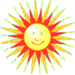 smiling sun graphic